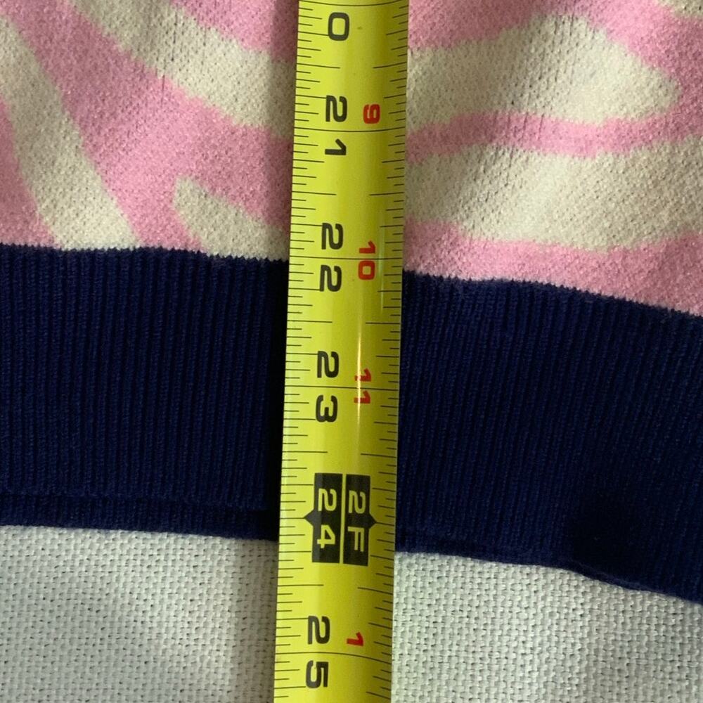 Thml Too Wild Colorblock Mixed Print Sweater Size… - image 5